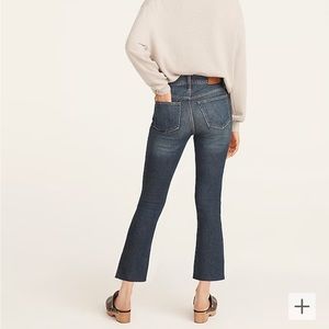 ✅✅J.CrewTall 9" mid-rise demi-boot crop jean in Lantern wash 32 Tall
